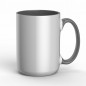 Preview: Cricut 2009330 Keramiktasse Mug grau/weiß 425 ml