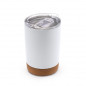 Preview: Siebdruck Edelstahlbecher mit Korkboden & Doppelwand 380ml