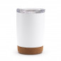 Preview: Siebdruck Edelstahlbecher mit Korkboden & Doppelwand 380ml