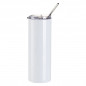 Preview: Sublimation Tumbler-Becher mit Trinkhalm 570ml