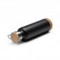 Preview: Thermoflasche mit Korkboden und Bambusdeckel 650ml