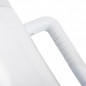 Preview: Sublimation Thermobecher mit Deckel, Griff, Trinkhalm & Flipdeckel 1200ml, weiß