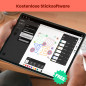 Preview: PooLin EOC03 Stickmaschine – WLAN & Touchscreen Stickmaschine 10 x 23,5 cm