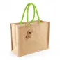 Preview: Westford Mill Unisex Jute Classic Shopper W407 - OneSize