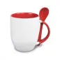 Preview: Orca Coatings Sublimationstasse Two Tones & Löffel- , 11oz / 340ml