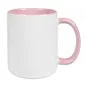 Preview: Orca Coatings Sublimationstasse Two Tones & Handle - altrosa, 11oz