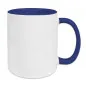 Preview: Orca Coatings Sublimationstasse Two Tones & Handle - kobaltblau, 11oz