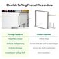 Preview: Clawlab Tufting Frame H1 - Nagelfreier Tuftingrahmen