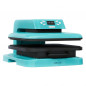Preview: LOKLiK AutoHeat Press™ Transferpresse 38 x 38 cm LOKLiK blau 