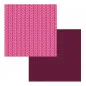 Preview: plottiX iXpaper Sublimationspapier - Knitted Burgundy