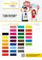 Preview: Poli-Tape Tubitherm Flockfolie Farbkarte