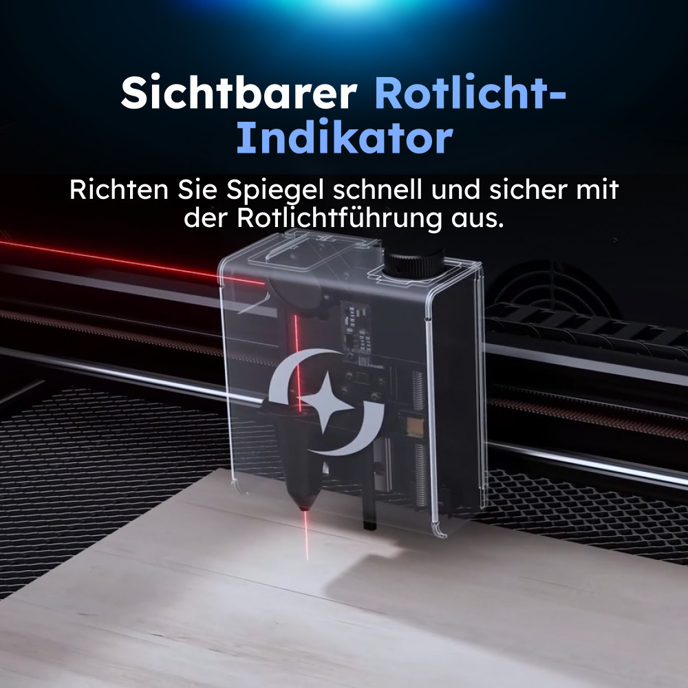 AtomStack Hurricane CO2 Laser Cutter – mit HD-Kamera und  Schutzgehäuse