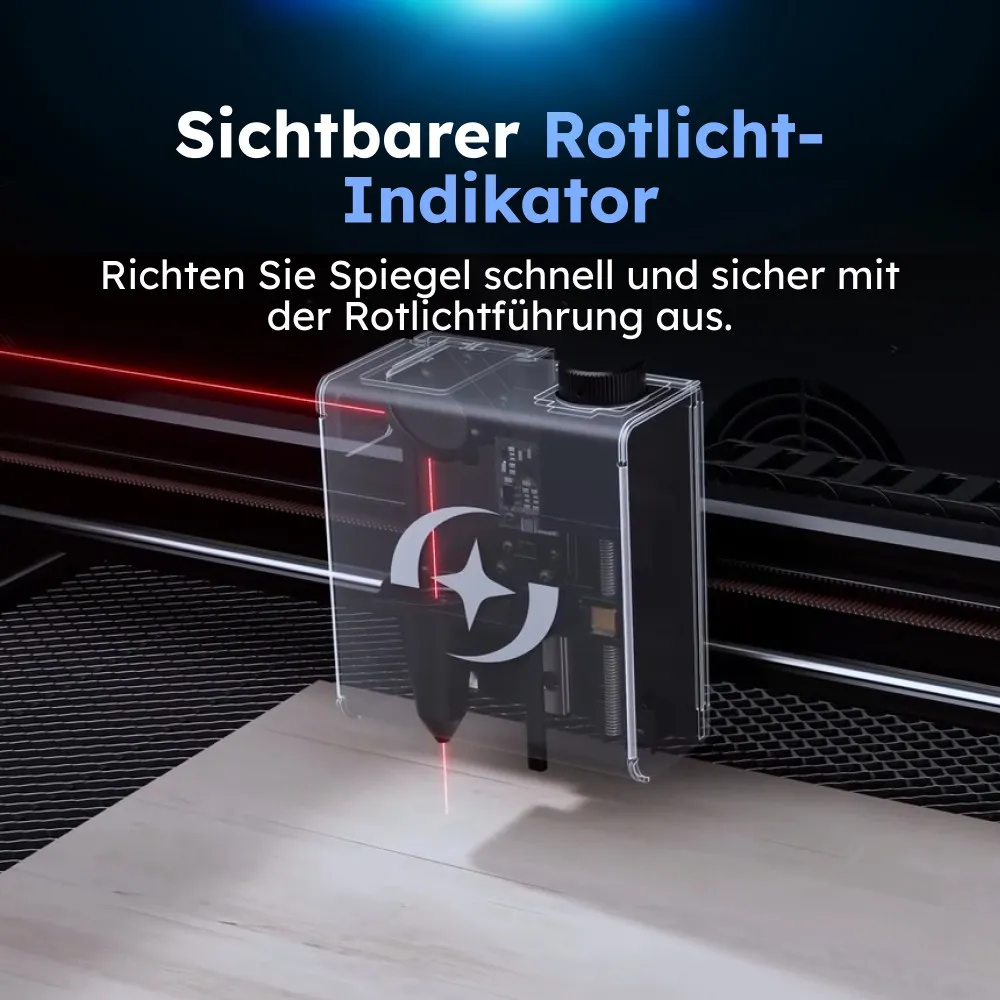 AtomStack Hurricane CO2 Laser Cutter – mit HD-Kamera und  Schutzgehäuse