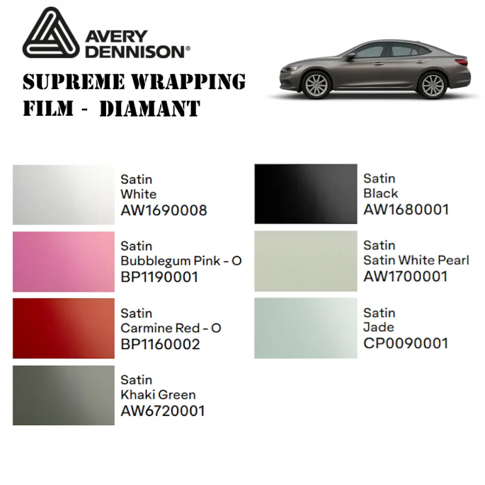 Avery Dennison® Supreme Wrapping Film EA (Satin), (1,52m)
