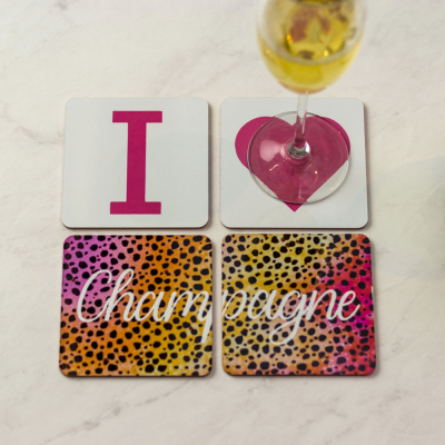 Preview: Cricut 2006581 Untertassen Rohlinge quadratisch - 4 Stück