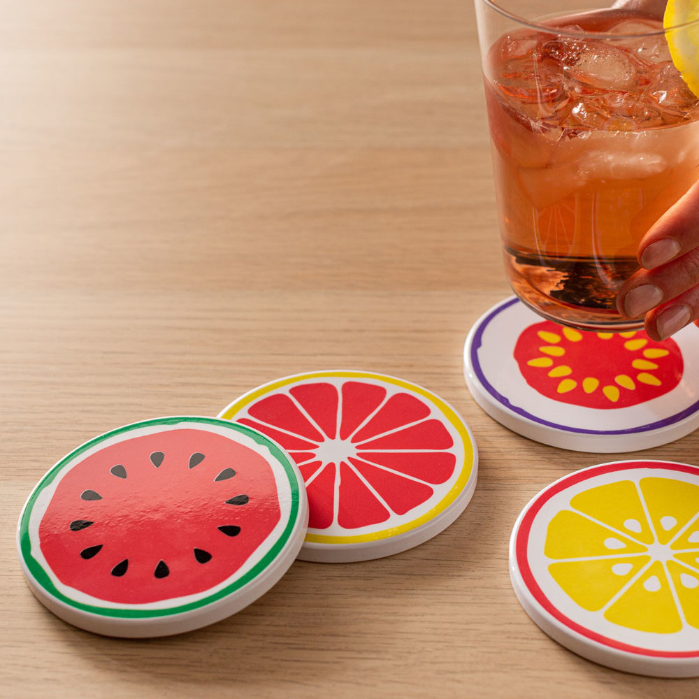 Preview: Cricut 2006582 Untertassen Rohlinge rund - 4 Stück