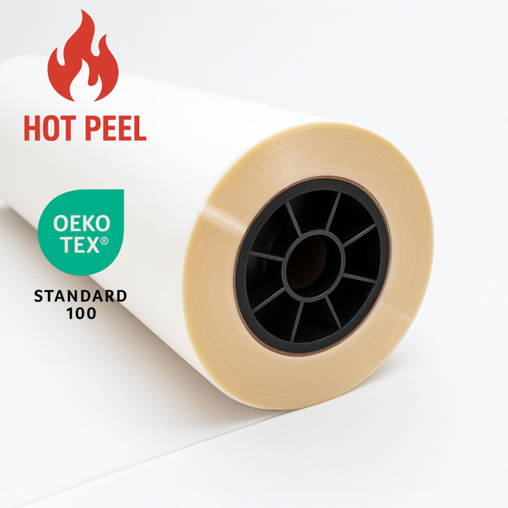 DTF Transferfolie OPTIMA Matt – Hot Peel (Rolle) 60 cm x 100 m
