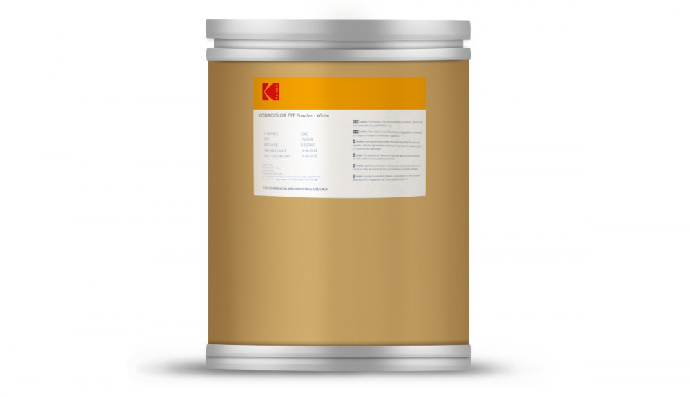 Preview: KODACOLOR DTF Pulver Schmelzkleber, weiß 1kg & 20kg