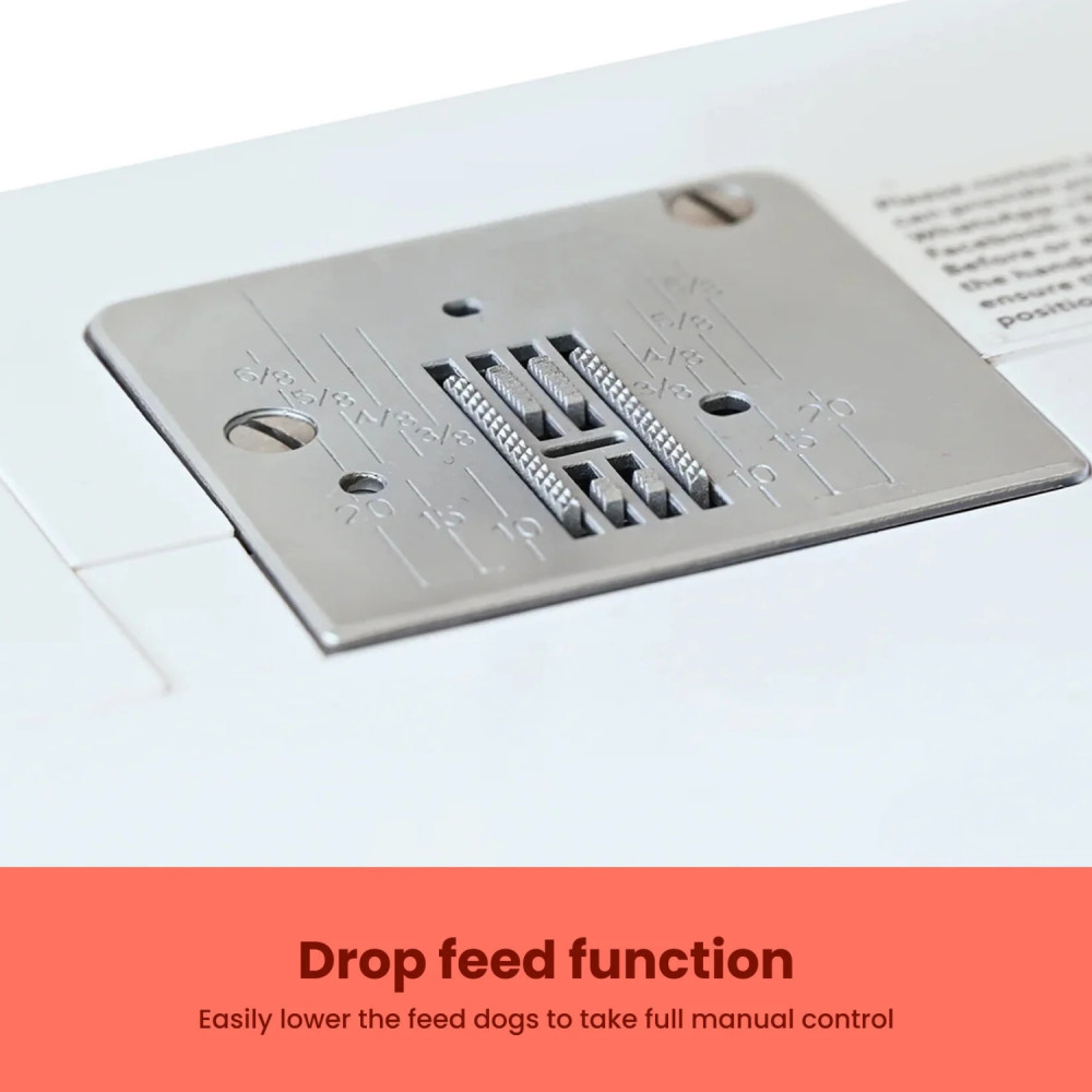 PooLin EOC01 – Elektronische Nähmaschine mit 50 Stichen & 8 Nähfüßen