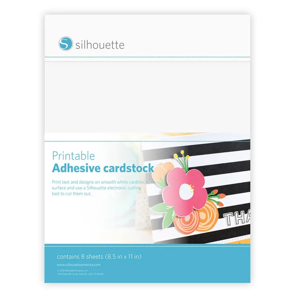 Silhouette Karton weiß 8er-Pack