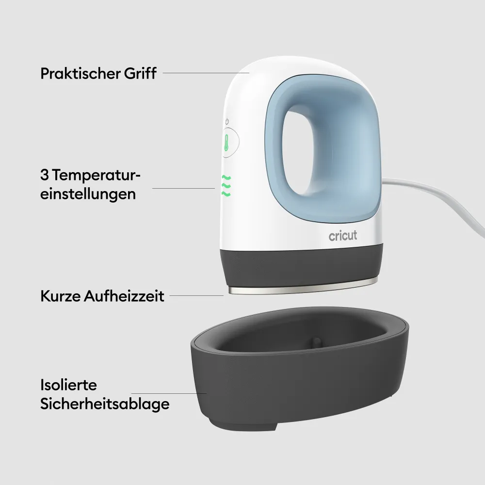 Nachfolger: Cricut 2011871 EasyPress Mini™, Zen Blue