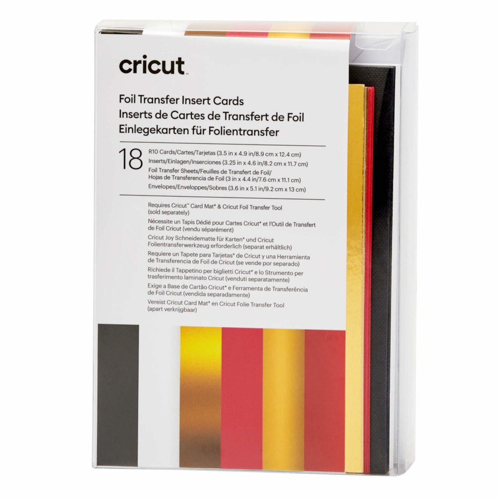 Cricut 2009479 Folientransfer Einlegekarten (R10) royal flush 18er-Pack