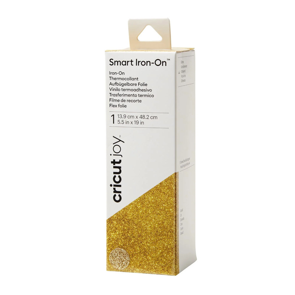 Cricut 2008058 Joy Smart Iron-On Flexfolie glitter gold 13,9 x 60,9 cm