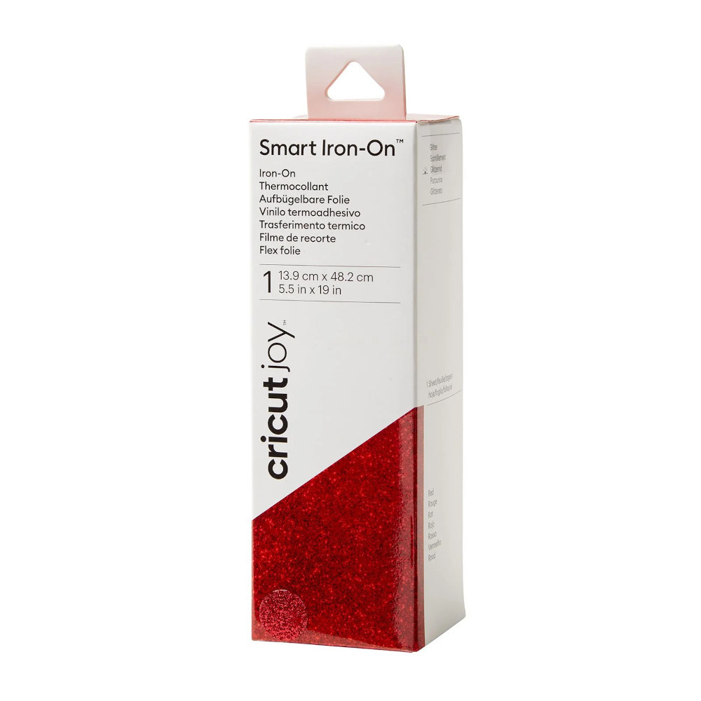 Cricut 2008060 Joy Smart Iron-On Flexfolie glitter red 13,9 x 60,9 cm
