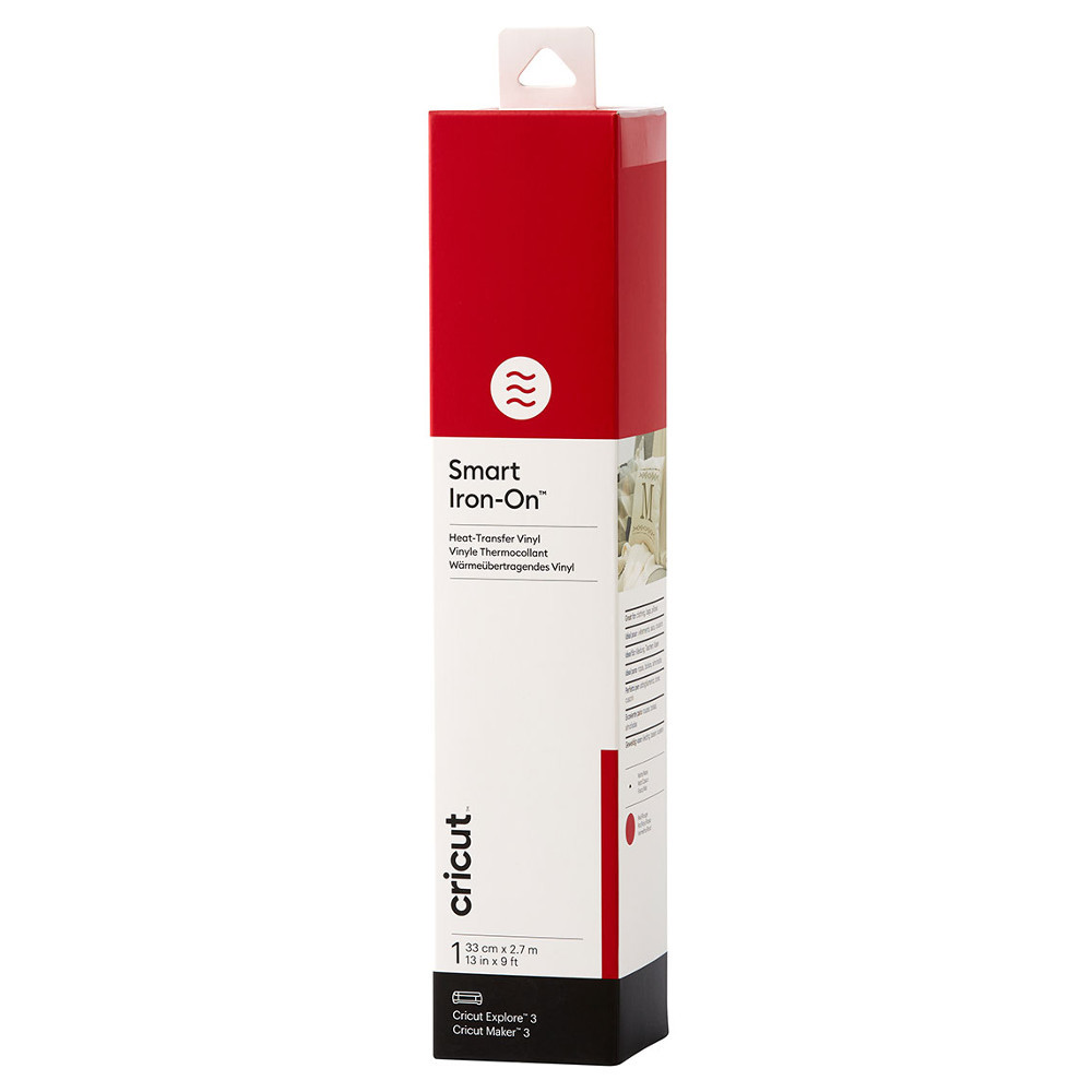 Cricut 2008692 Smart Iron-On Flexfolie red 33 x 273 cm
