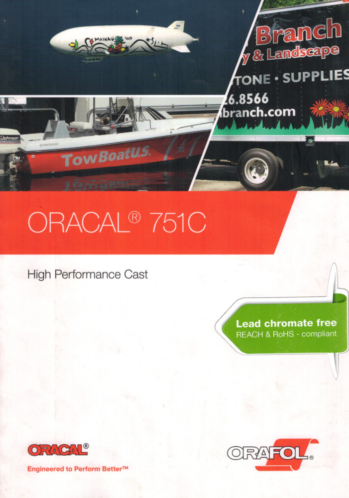 Farbkarte Oracal 751C