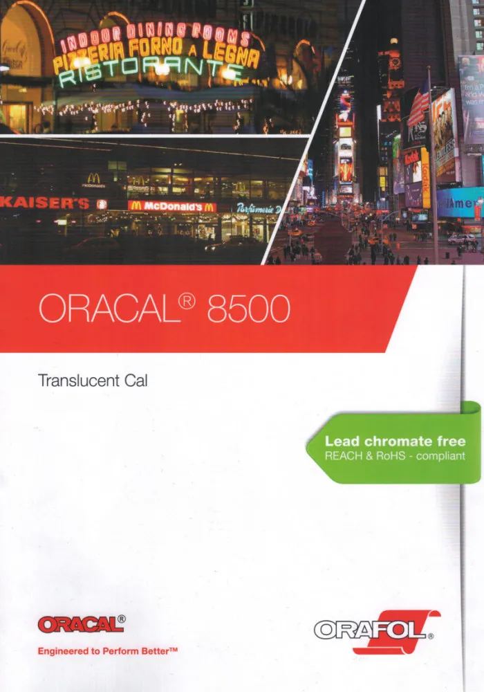 Farbkarte Oracal 8500