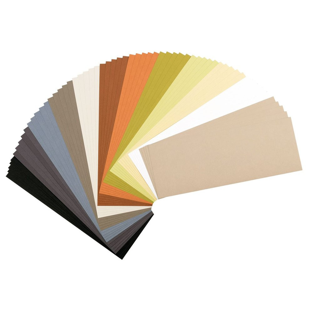 Florence Cardstock Papier Erdtöne 11,4x30,5cm (216g) - 60er Pack