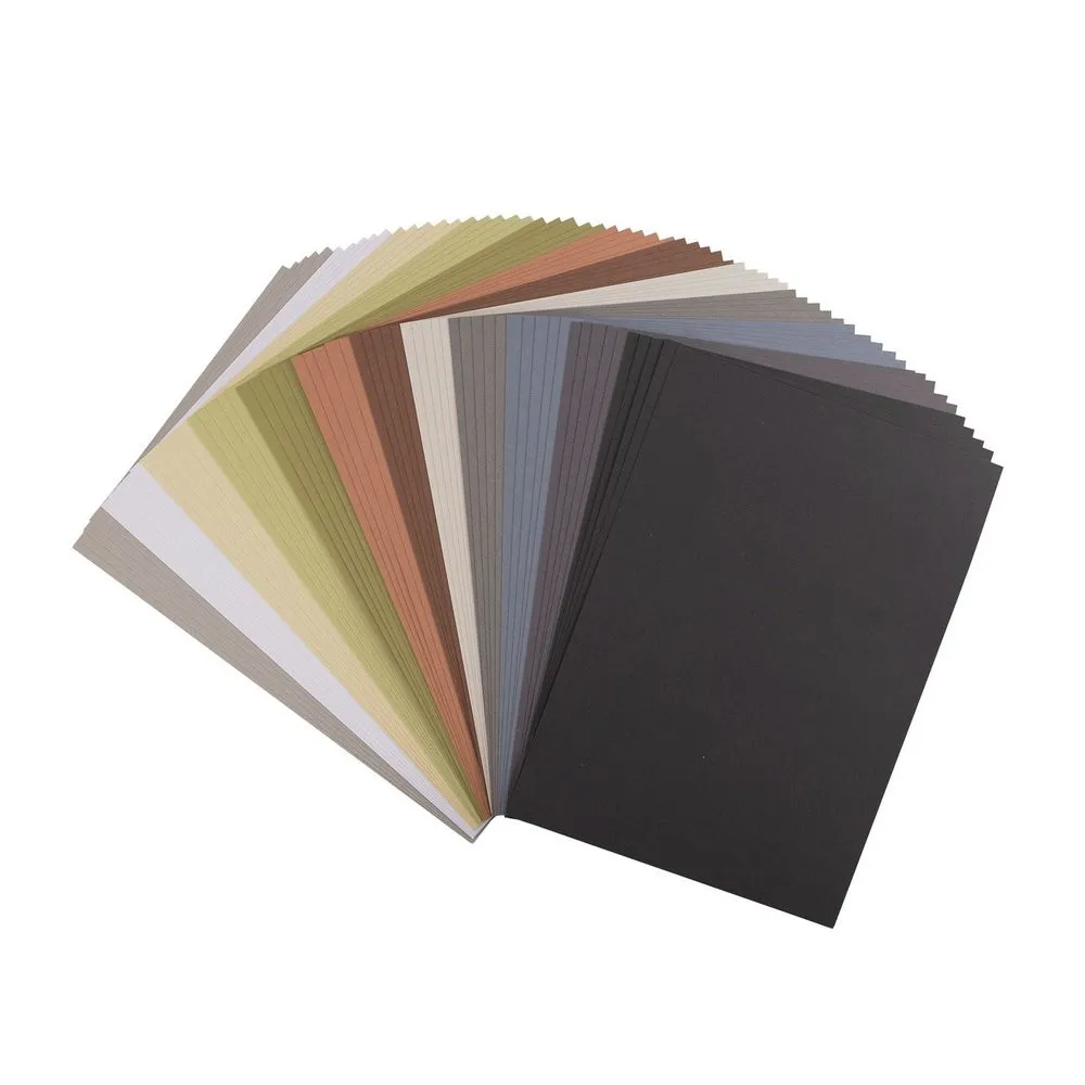 Florence Cardstock Papier Erdtöne 21x29,7cm (216g) - 60er Pack