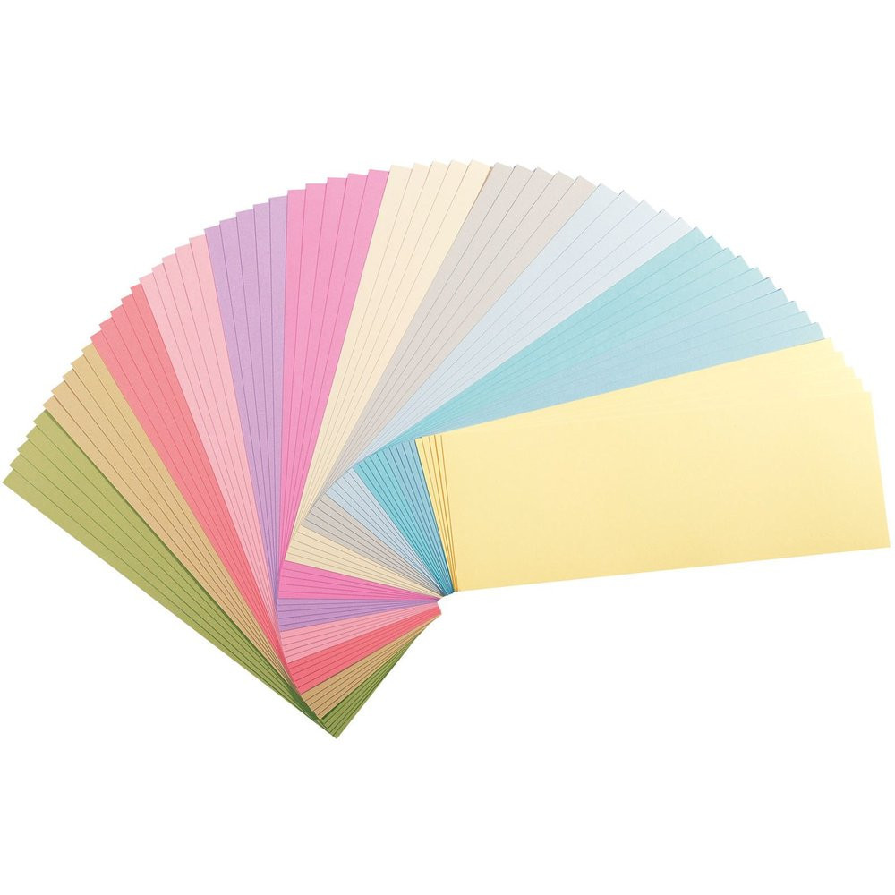 Florence Cardstock Papier Pastell 11,4x30,5cm (216g) - 60er Pack