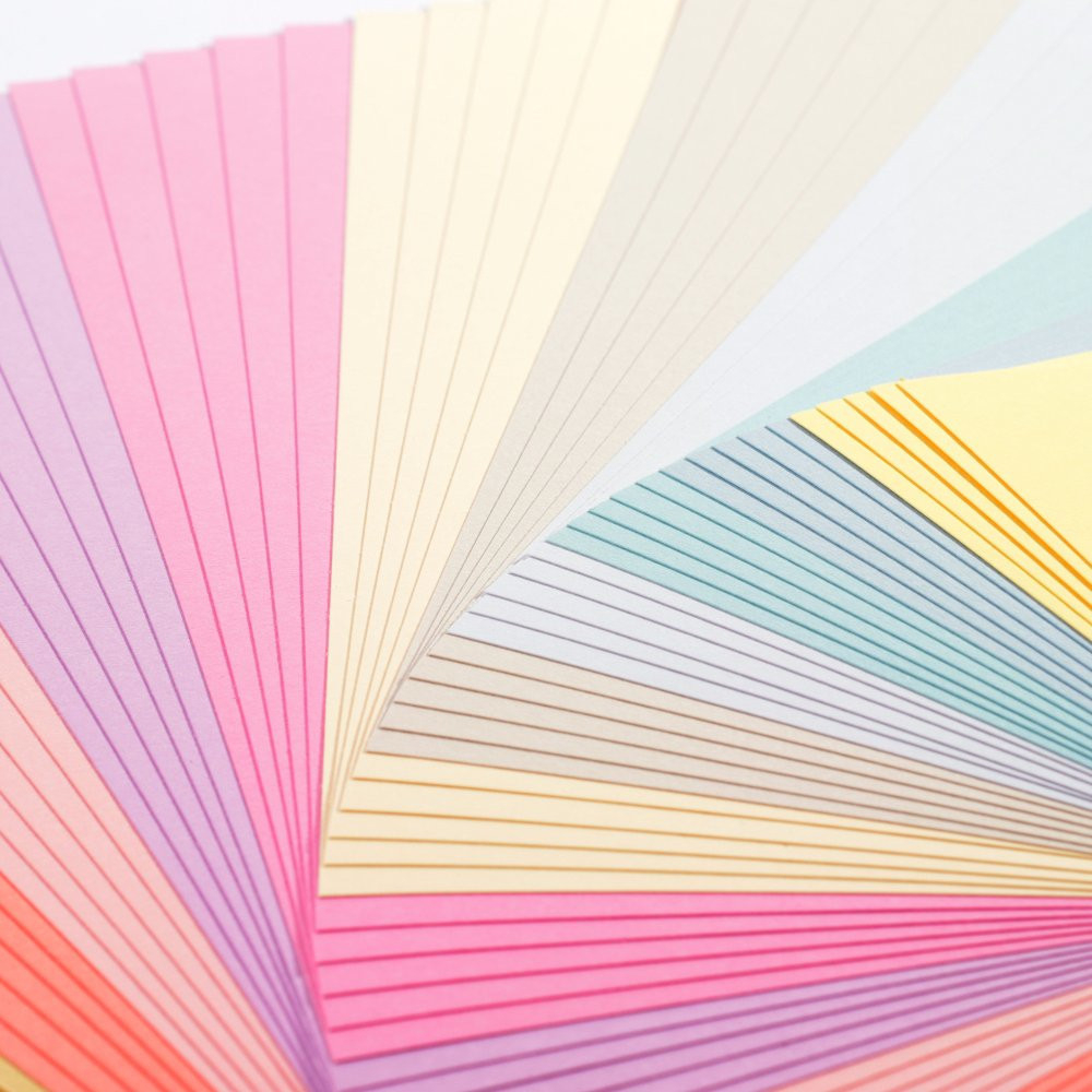 Florence Cardstock Papier Pastell 11,4x30,5cm (216g) - 60er Pack