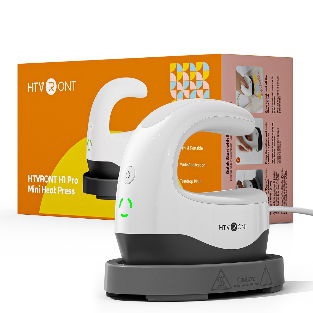 Preview: HTVRONT H1 Pro Mini Heat Press - Mini-Transferpresse