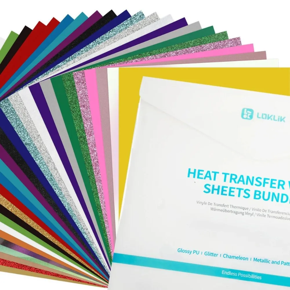 LOKLIK HEAT TRANSFER VINYL MATERIAL BUNDLE (A4)