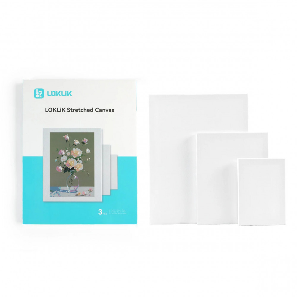 Preview: LOKLiK iPaint Leinwand-Set mit Rahmen – 3 Größen