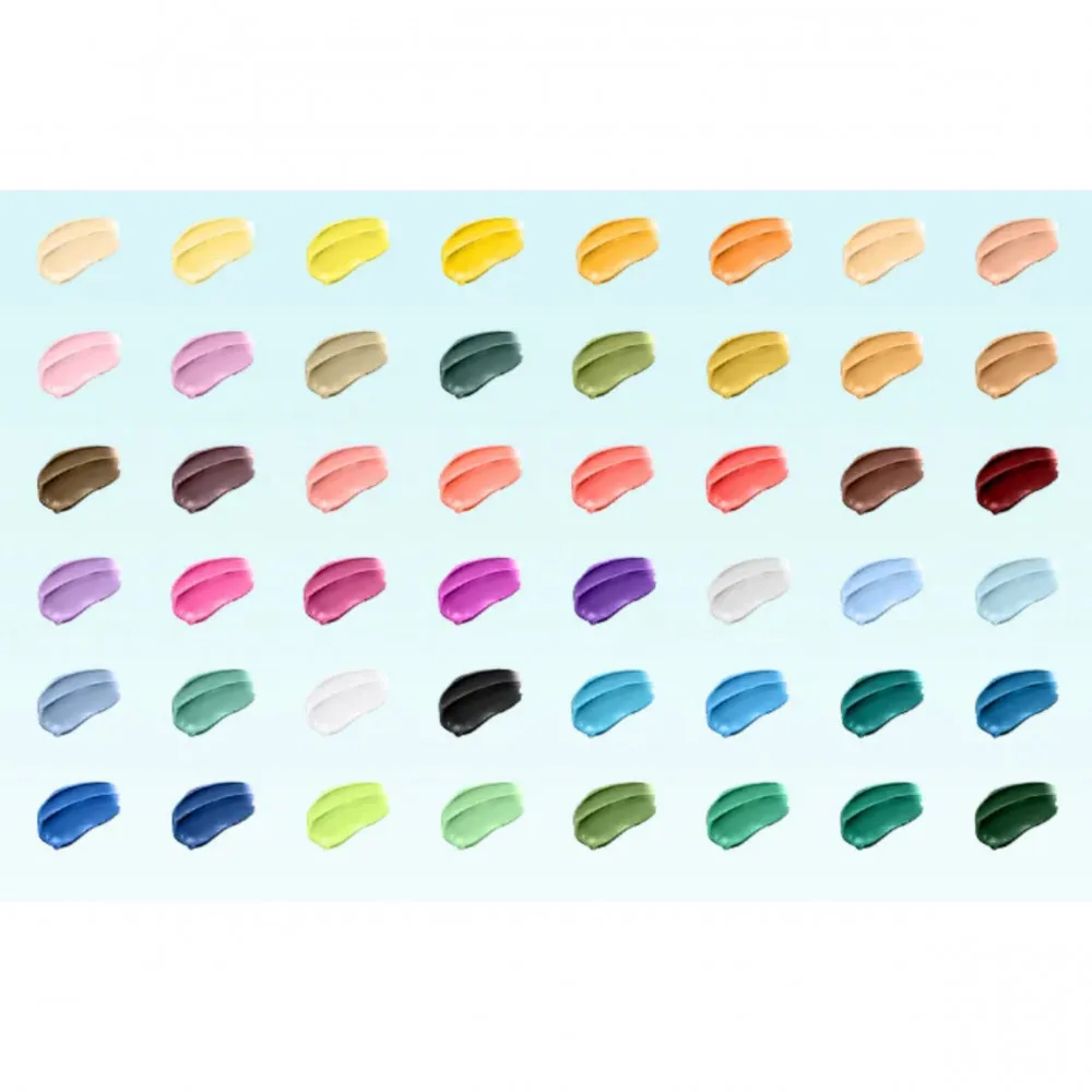 LOKLiK iPaint Acrylfarben-Set – 48 Farben (je 3 ml)