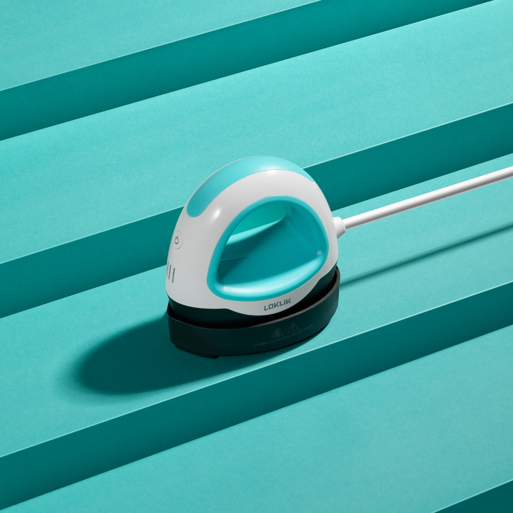 Preview: LOKLiK Mini Heat Press™ Transferpresse + Flexfolien Bundle A4