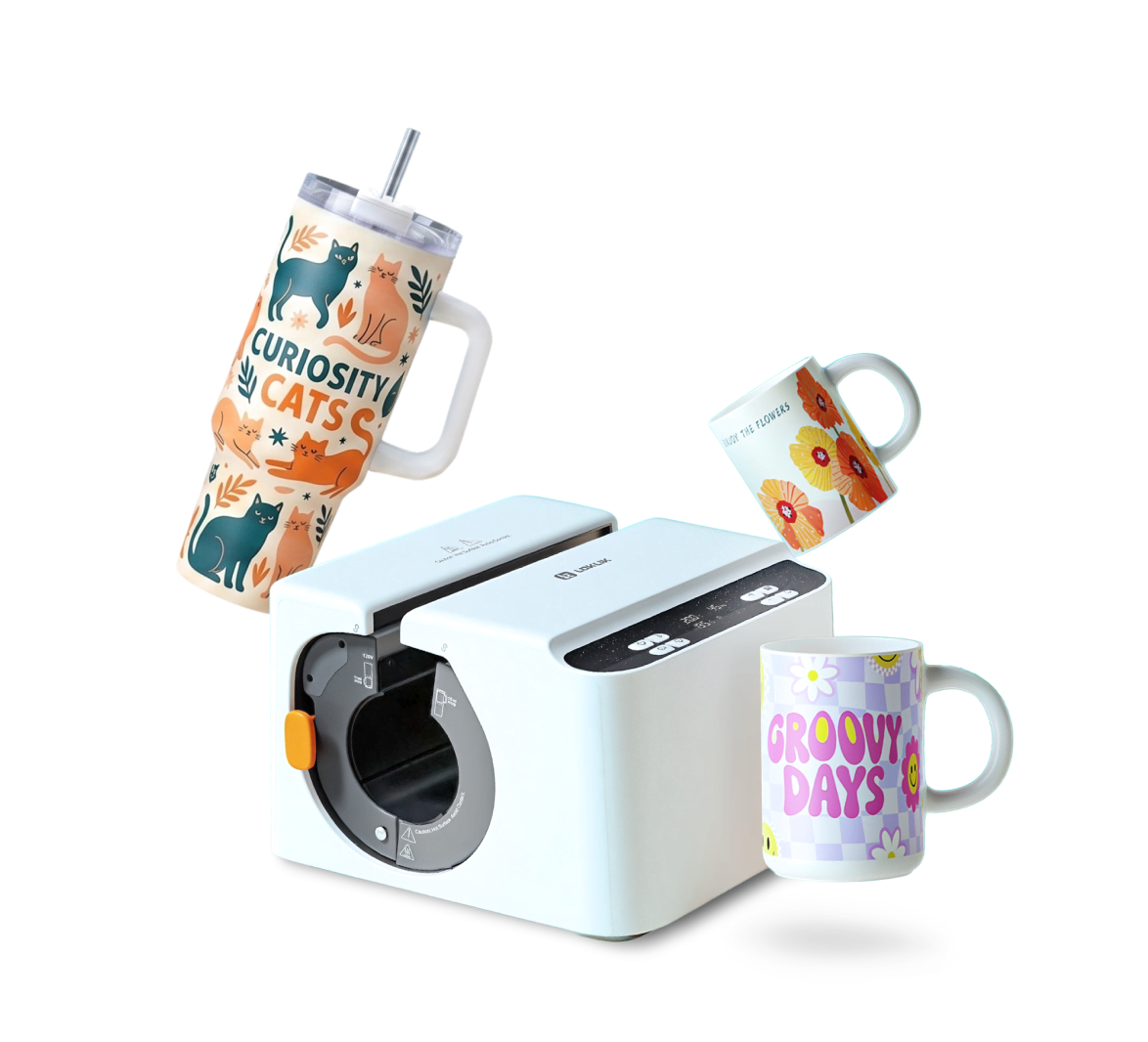 LOKLiK Auto Mug Heat Press - Automatische Tassenpresse