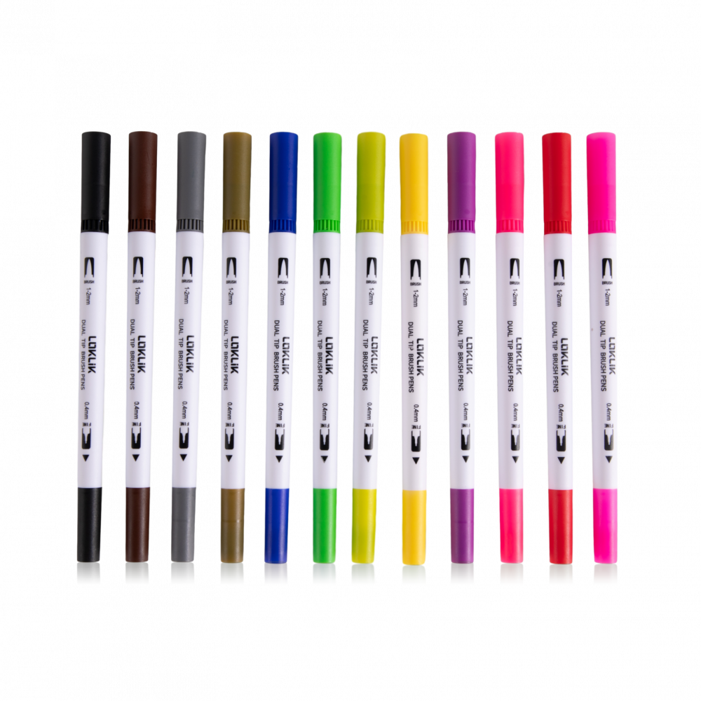 LOKLiK Stifte mit zwei Spitzen 12er Pack
