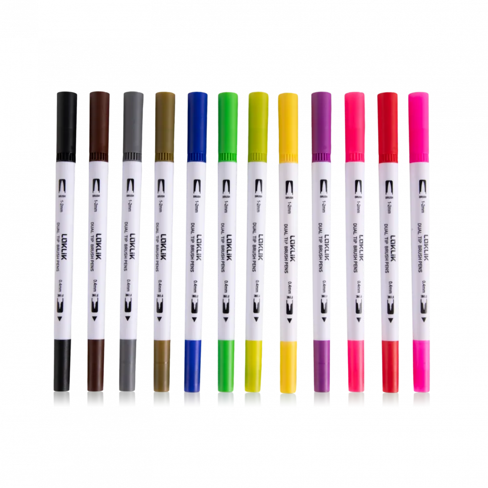 LOKLiK Stifte mit zwei Spitzen 12er Pack