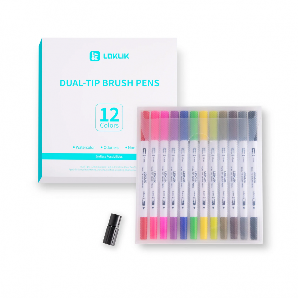 LOKLiK Stifte mit zwei Spitzen 12er Pack
