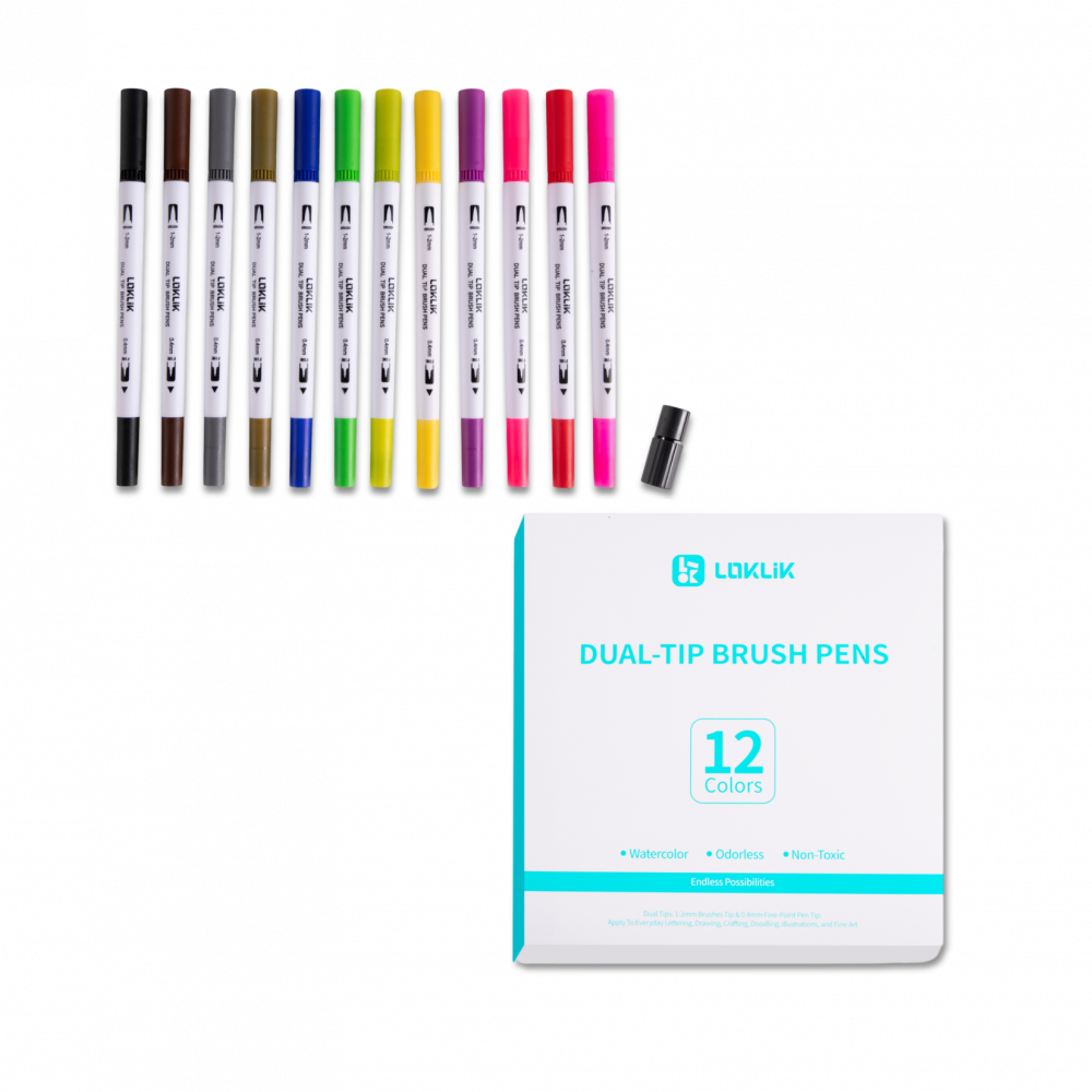 LOKLiK Stifte mit zwei Spitzen 12er Pack