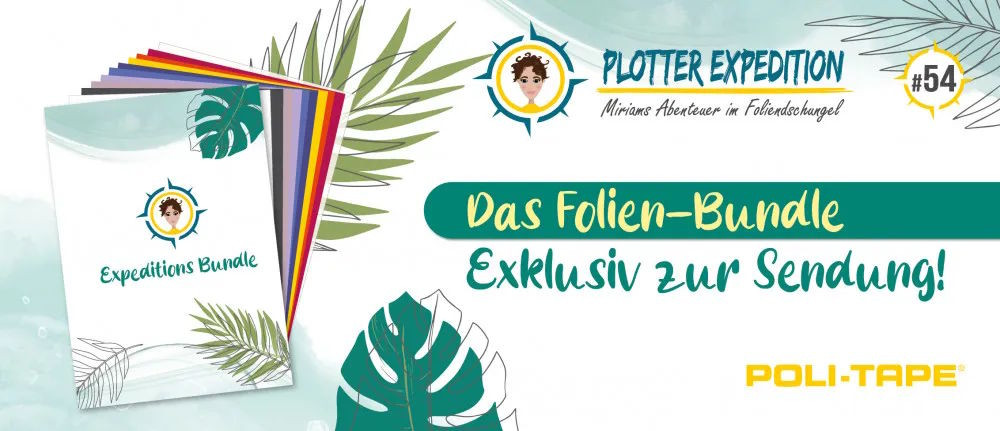 Preview: Poli-Tape Folien-Bundle zur Plotter Expedition #54 Limitiertes Bundle