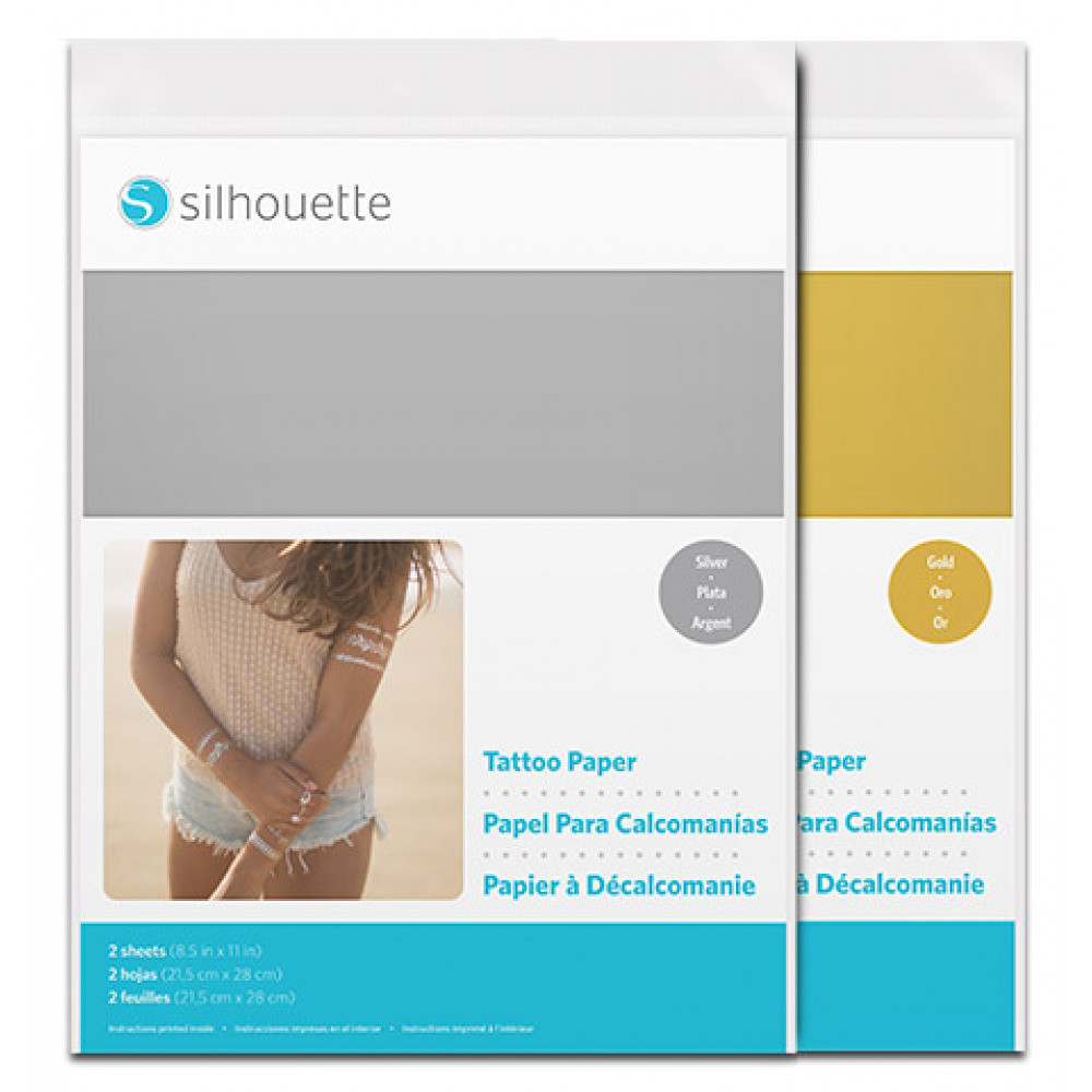 Preview: Silhouette – Tattoopapier für temporäre Tattoos