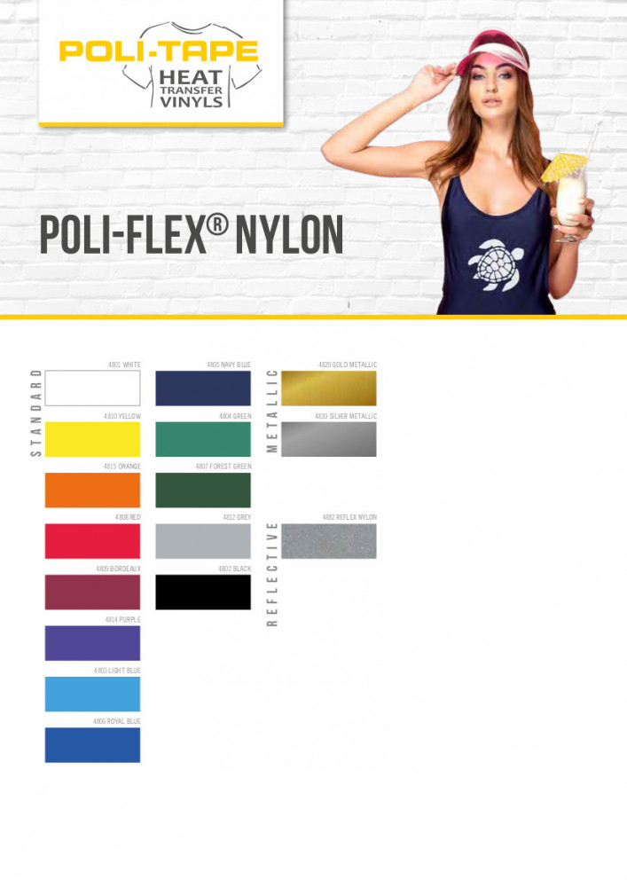 Flexfolie von Poli-Tape 16,90€/m² Plotterfolie Textildruck 