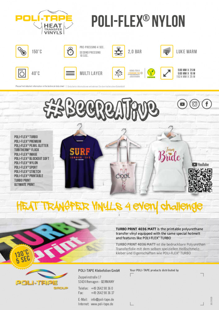 Preview: Poli-Flex Nylon Flexfolie