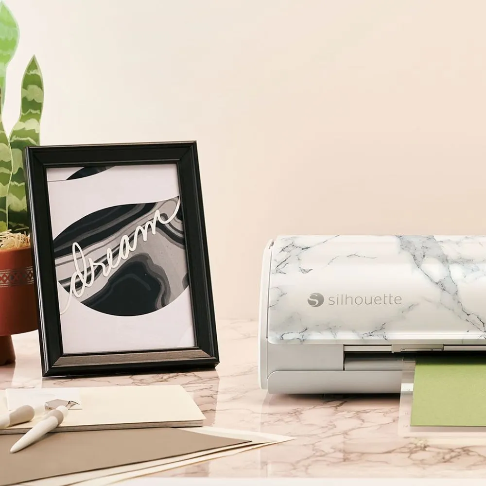 Silhouette Cameo 5 – Marmoroptik – Rückläufer